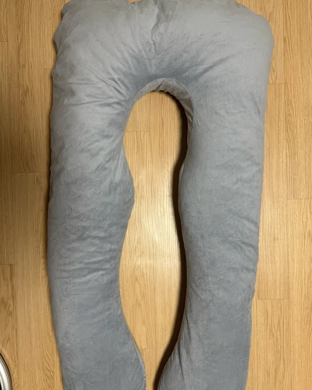 Coussin de grossesse en U Berceline, photographié par une acheteuse (Corée du Sud)